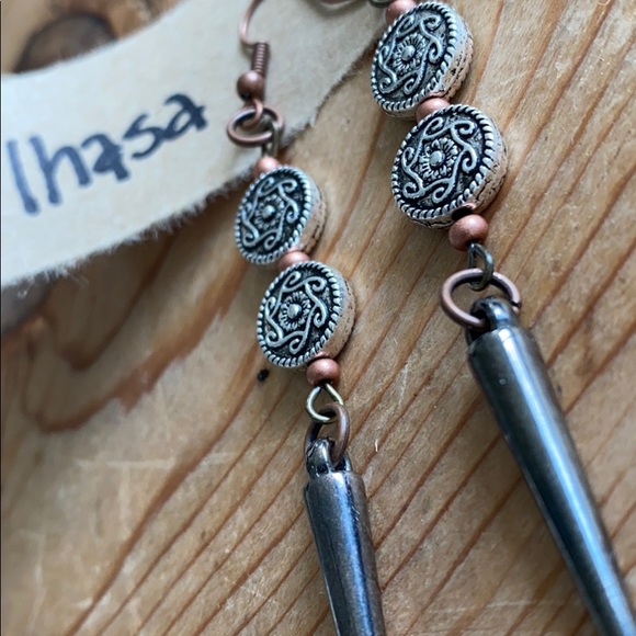 upcycled earrings FREE WITH A PURCHASE - Picture 9 of 13